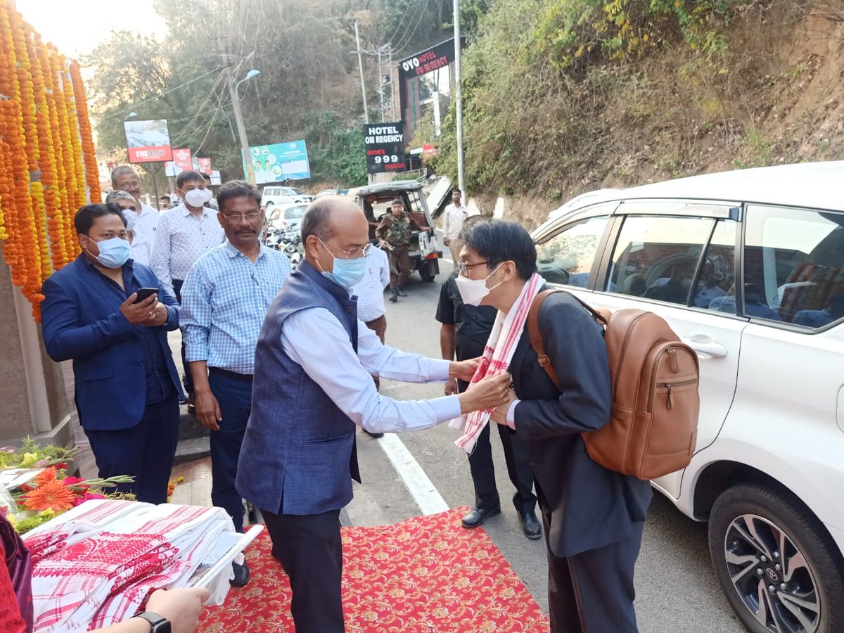 Visit of ADB and Govt Officials at 132kV Kamakhya GIS today