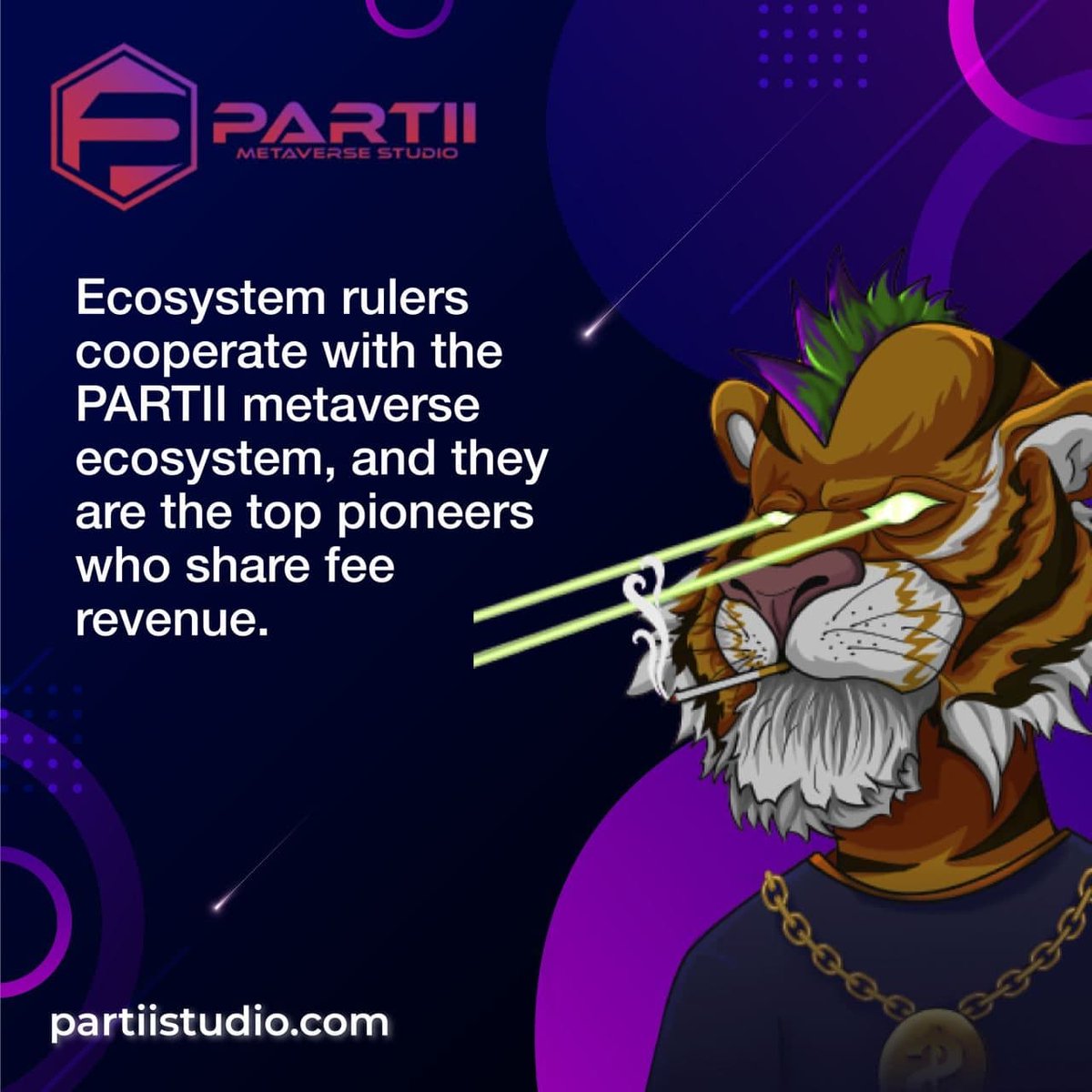 StarkMeta_Games's tweet photo. 💥PARTII Metaverse Studio💥

🗨About Ecosystem
cooperate with the PARTII Metaverse Ecosystem, and they are the top pioneers who share fee revenue.

#metaverse #partii #artii #eth #airdrop #nft #bsc #crypto #bitcointalk #tothemoon https://t.co/HfGRUgmnOe