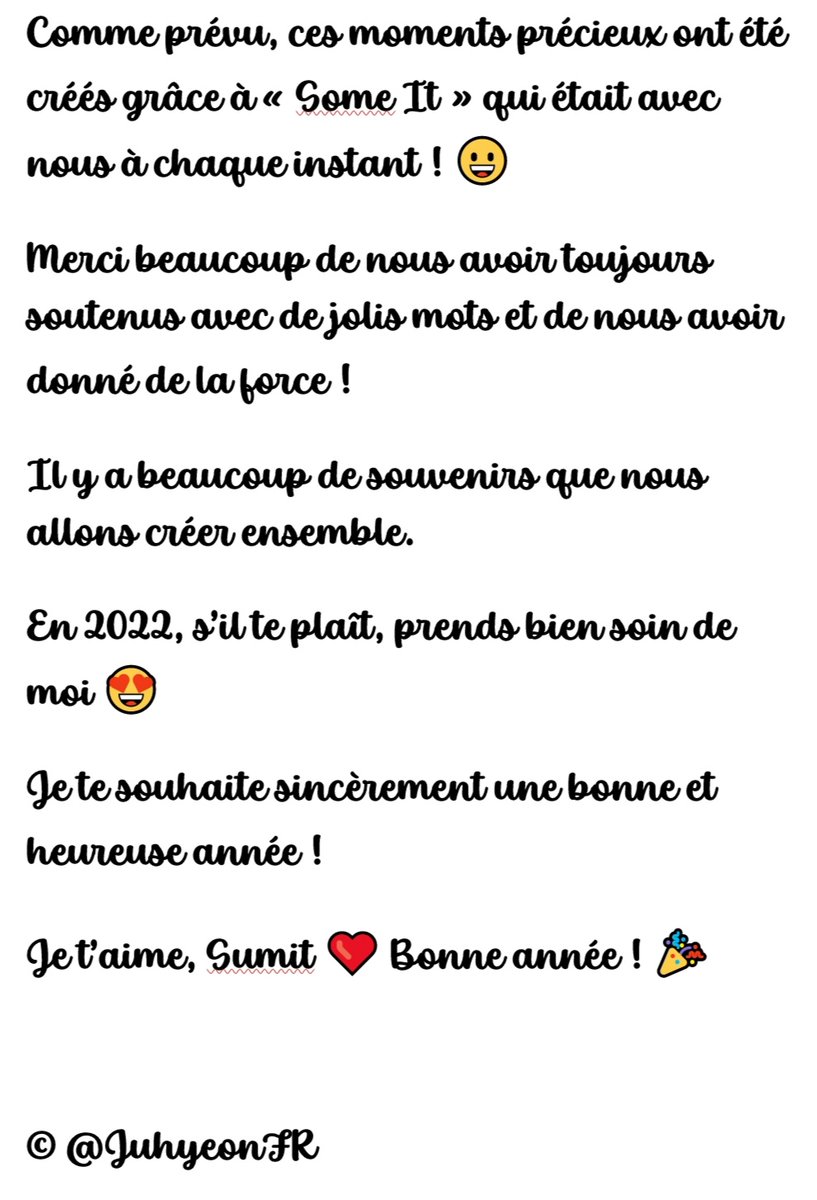 JuhyeonFR's tweet photo. ↳『 UCube 』『 31.12.21 』

[📸] 

Sumit ! ❤

L'année 2021 est déjà passée et une nouvelle année commence !

#LIGHTSUM #라잇썸 
#주현 #JUHYEON 
#LightAWish #라잇어위시 #VIVACE

@CUBE_LIGHTSUM https://t.co/8duExLp09T