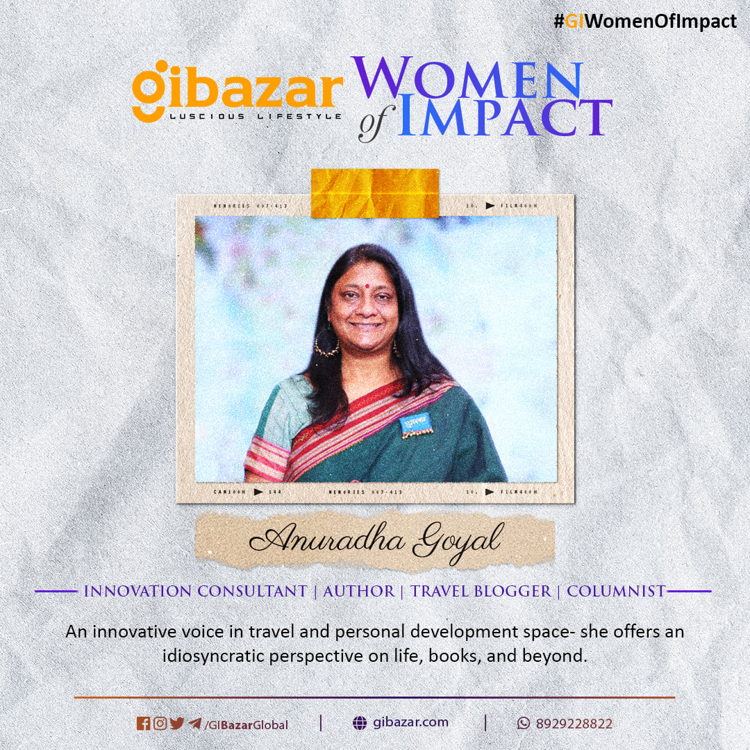 GIBLifestyle's tweet photo. Anuradha Goyal ( @anuradhagoyal ) is an author, mentor, speaker, and podcast host with an idiosyncratic perspective on life. Her book review section was registered in the Limca Book of Records.

#womensday #internationalwomensday #giwomenofimpact #womeninmedicine #gibazar https://t.co/3wahS2WQQK
