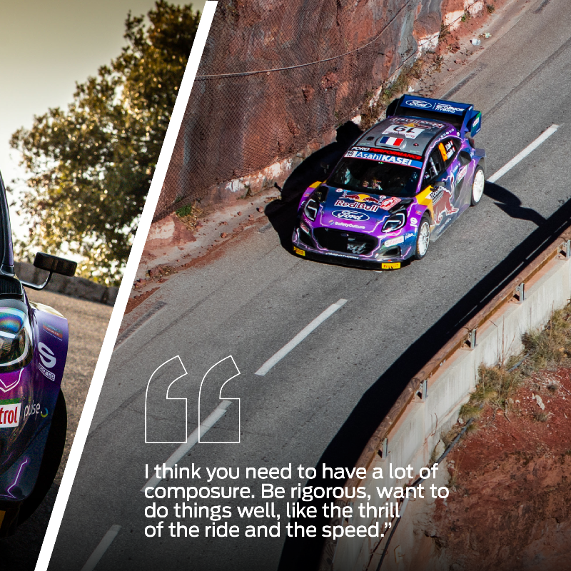 FordNewsEurope's tweet photo. Isabelle Galmiche became the first female co-driver to reach the top step of @OfficialWRC podium since 1997.
 
For #InternationalWomensDay, Isabelle shares her thoughts on winning #RallyeMonteCarlo in the @MSportLTD #Ford #PumaRally1 and what it takes to rally. 🏁