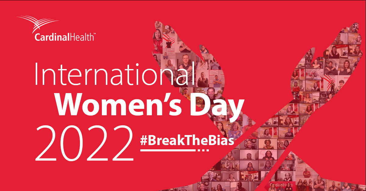 cardinalhealth's tweet photo. Cardinal Health is committed to calling out bias in all forms and we will continue to foster a workplace where women’s voices are valued and celebrated. #BreakTheBias https://t.co/tKOEuc9FYR