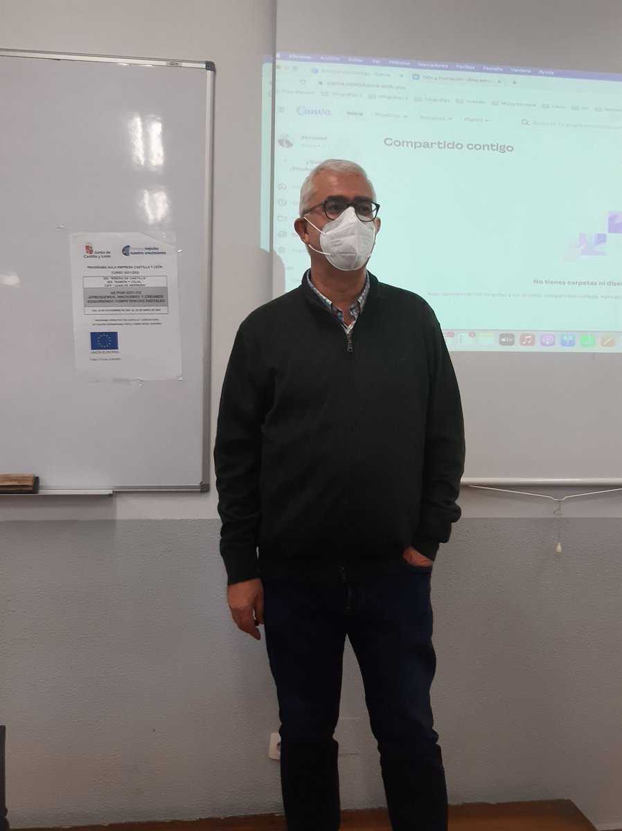PRUDENQUEL's tweet photo. @IES_Ribera alumnos de de ciclos formativos han realizado infografías para aplicarlas a sus proyectos, taller realizado por Alfredo Vela   @alfredovela,  actividad encuadra en  Aula Empresa "Aprendemos, creamos e innovamos adquiriendo competencias   digitales" #FSE_AulaEmpresaCyl https://t.co/jg1cGkmM8O