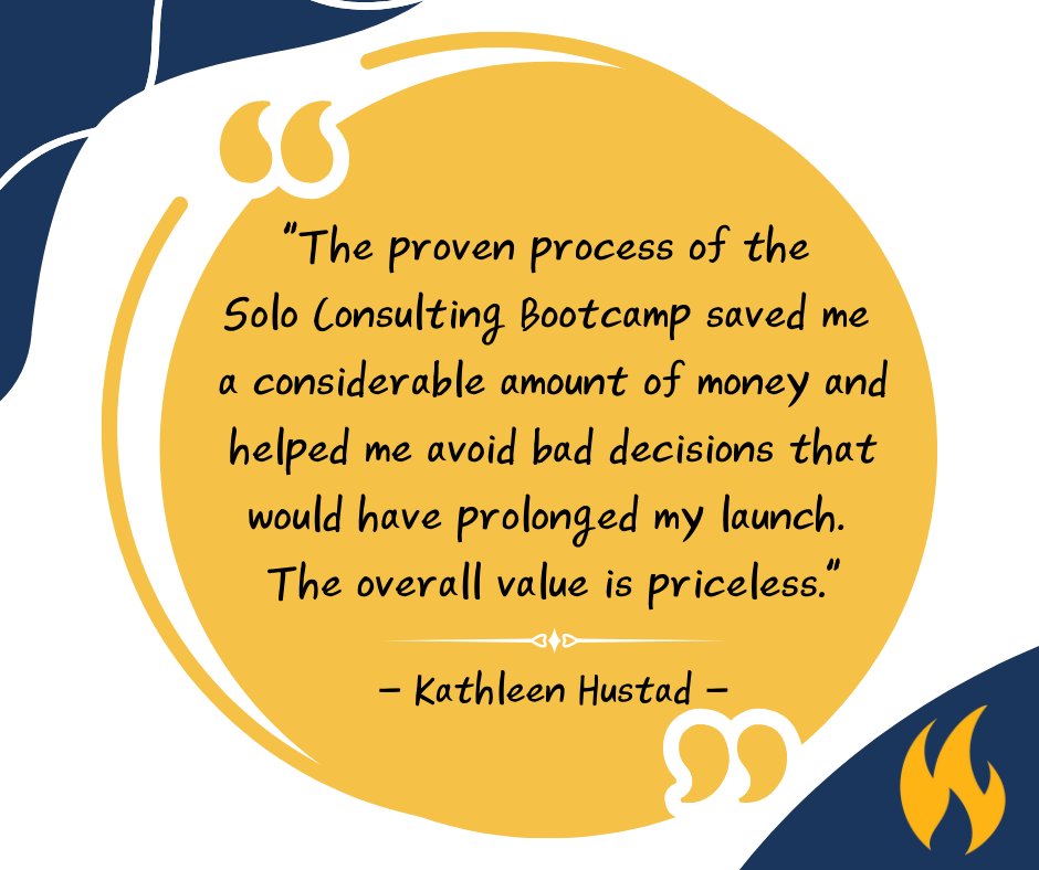 #TestimonialTuesday #solopreneur #independentconsulting