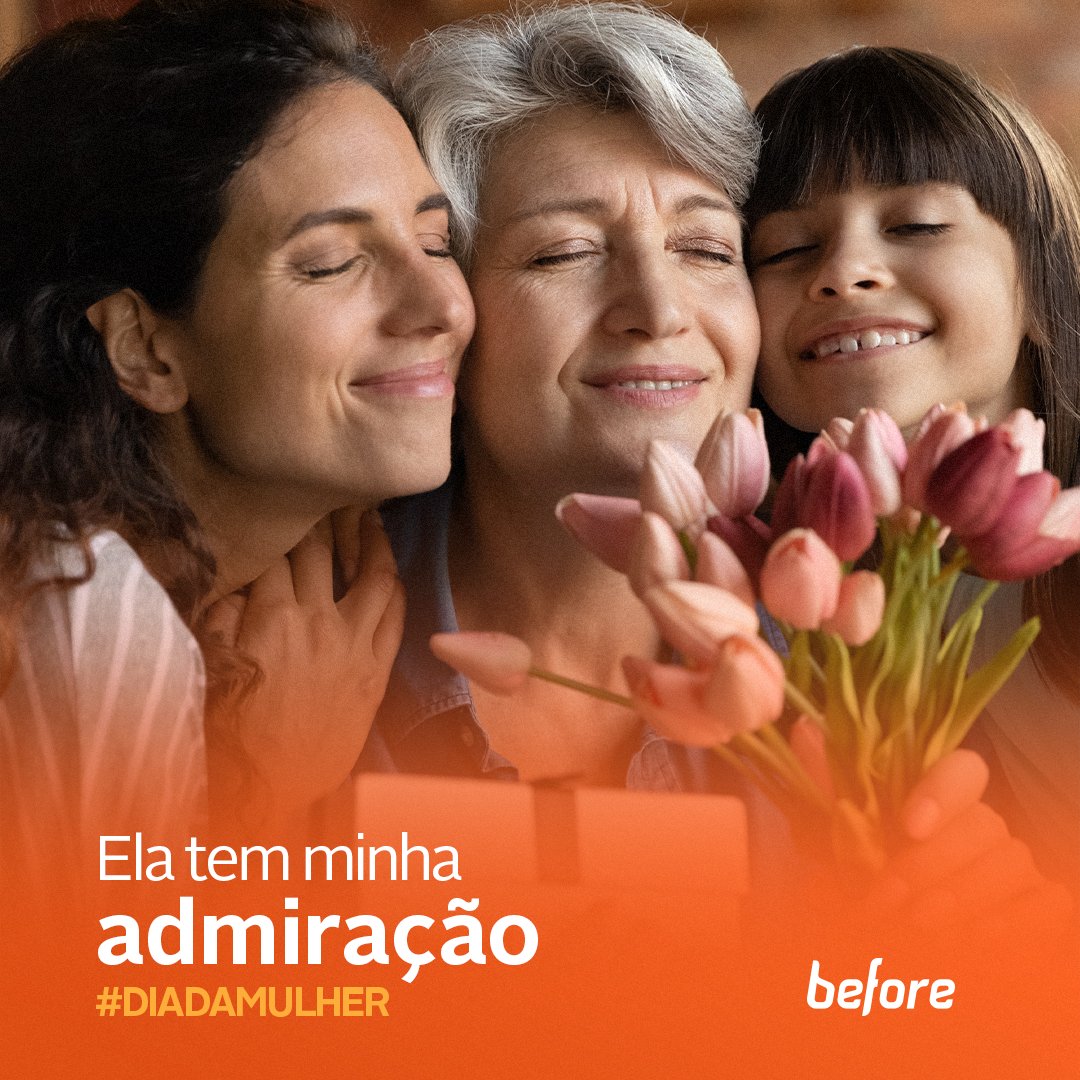 beforeti's tweet photo. O mundo está cheio de mulheres talentosíssimas, fortes, incríveis.

Todos os dias elas devem ser exaltadas, elogiadas, amadas.

Hoje, em especial, parabenizamos à todas as mulheres que embelezam nossas vidas. Feliz dia! 🌹🧡 https://t.co/pB8m7Kazyh