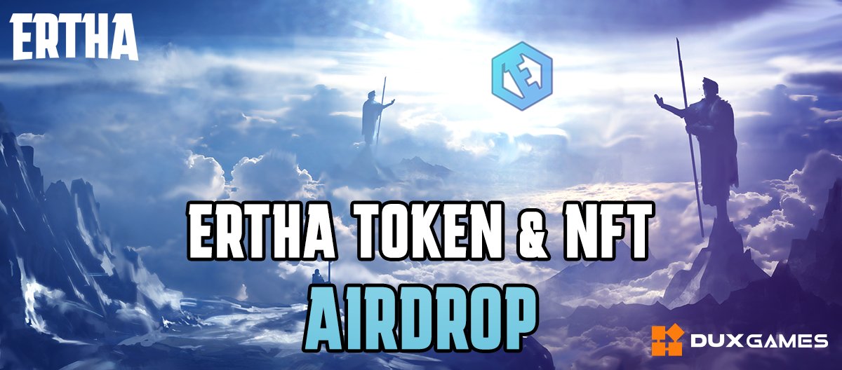 ✈️ ERTHA #Metaverse is collaborating with @dux_cripto and <a href="/OCriador/">O Criador</a> for a 10,000 $ERTHA Token and $1500 #NFT #airdrop!

👉 Join now - gleam.io/oy4Qx/ertha-x-…

🎁 Share, tag and invite your friends!