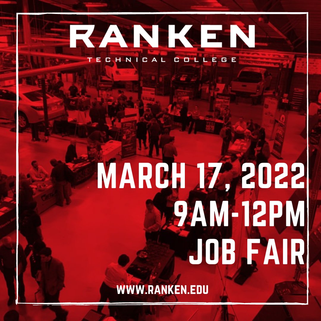 Ranken Technical College Christmas Break 2022 Ranken Technical College On Twitter: "Discuss Job Opportunities And Connect  With Employers At The 2022 St. Louis Spring Job Fair – Thursday, March 17Th  From 9Am-12Pm At Ranken's St. Louis Location. Https://T.co/Yodwbny2Mm #