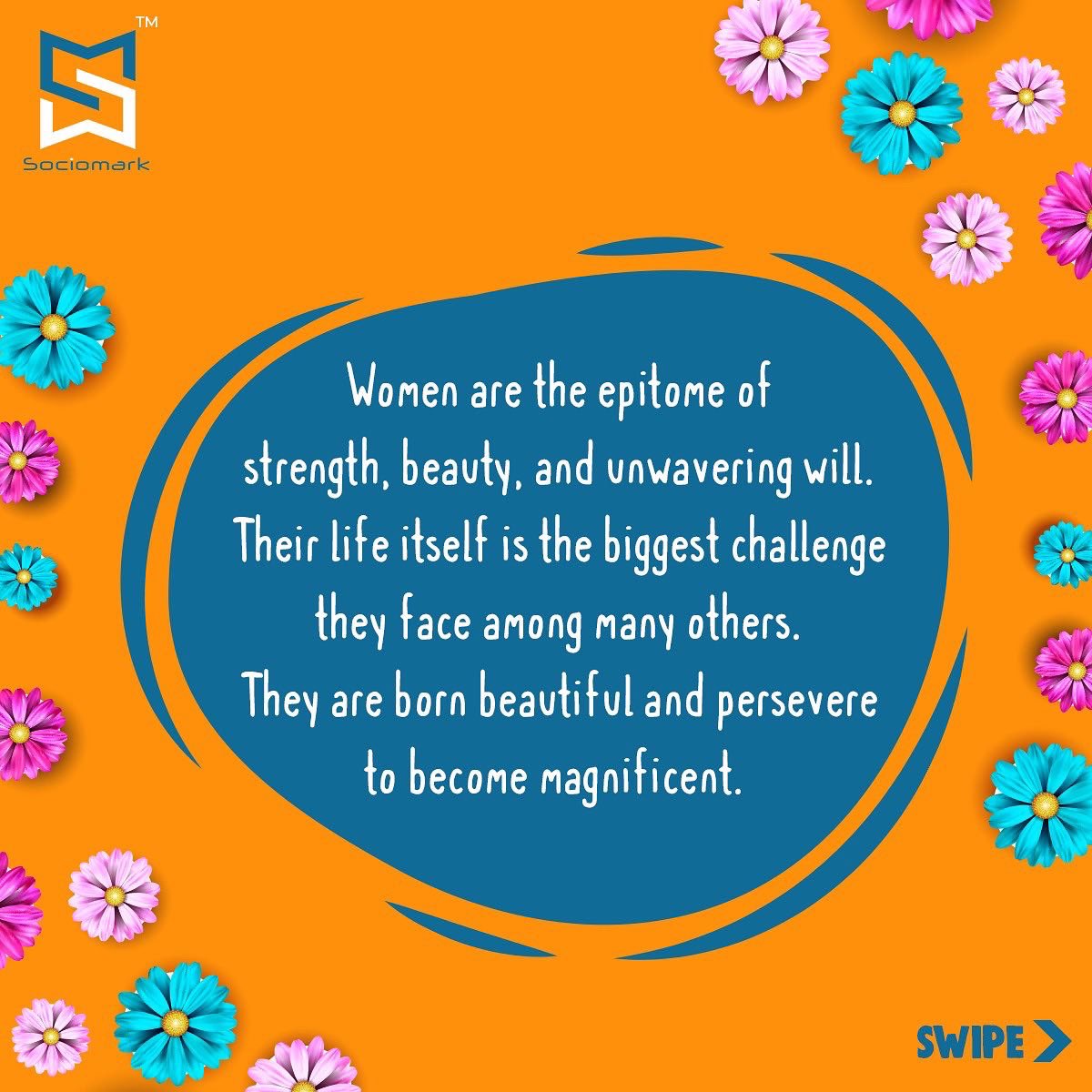 sociomarkin's tweet photo. They are Strong but also Gentle, Independent but also Caring, Smart but also Understanding; they are WOMEN. Celebrating the 'Remarkables' for their dedicated efforts & determination, Sociomark wishes everyone a very Happy Women's Day.
#MultiTaskQueen #internationalwomensday https://t.co/Azyy361CVm