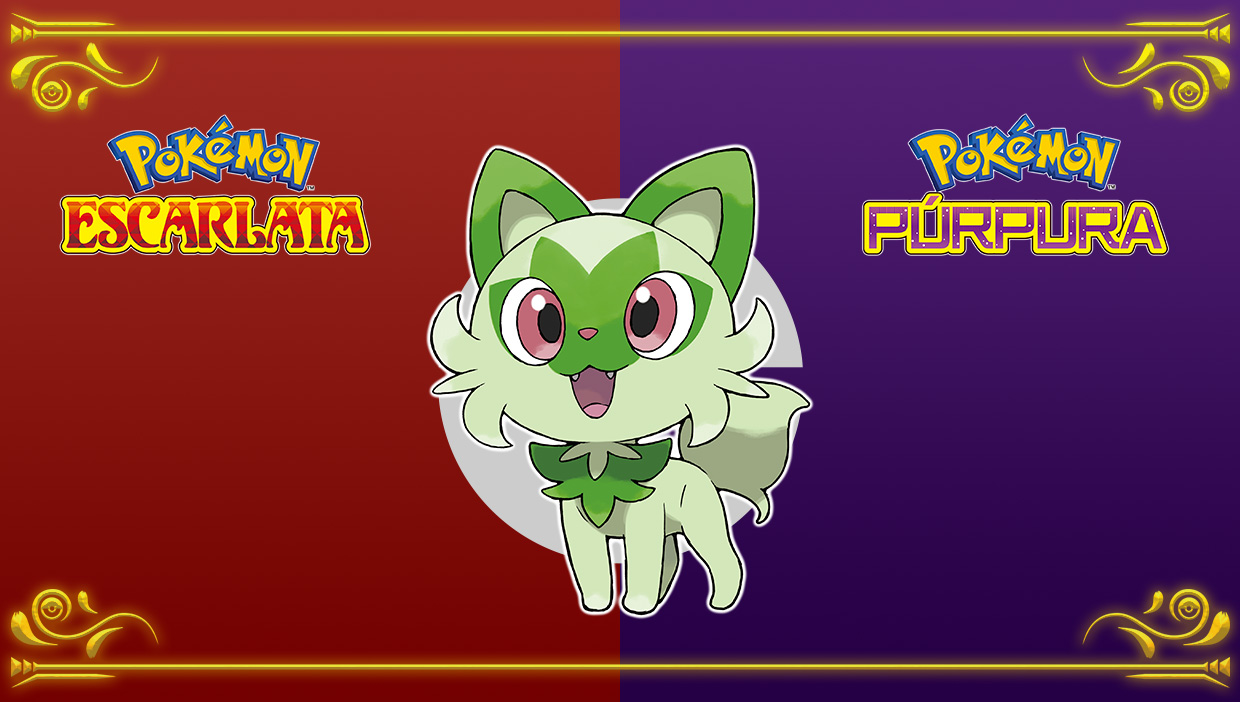 X 上的 Pokémon España：「Presentamos a Sprigatito, el caprichoso Pokémon Gato  Planta que adora ser el centro de atención. 🍃🐾 ¿Elegirás a Sprigatito en Pokémon  Escarlata y Pokémon Púrpura? ❤️💜 #EscarlataPurpura   /