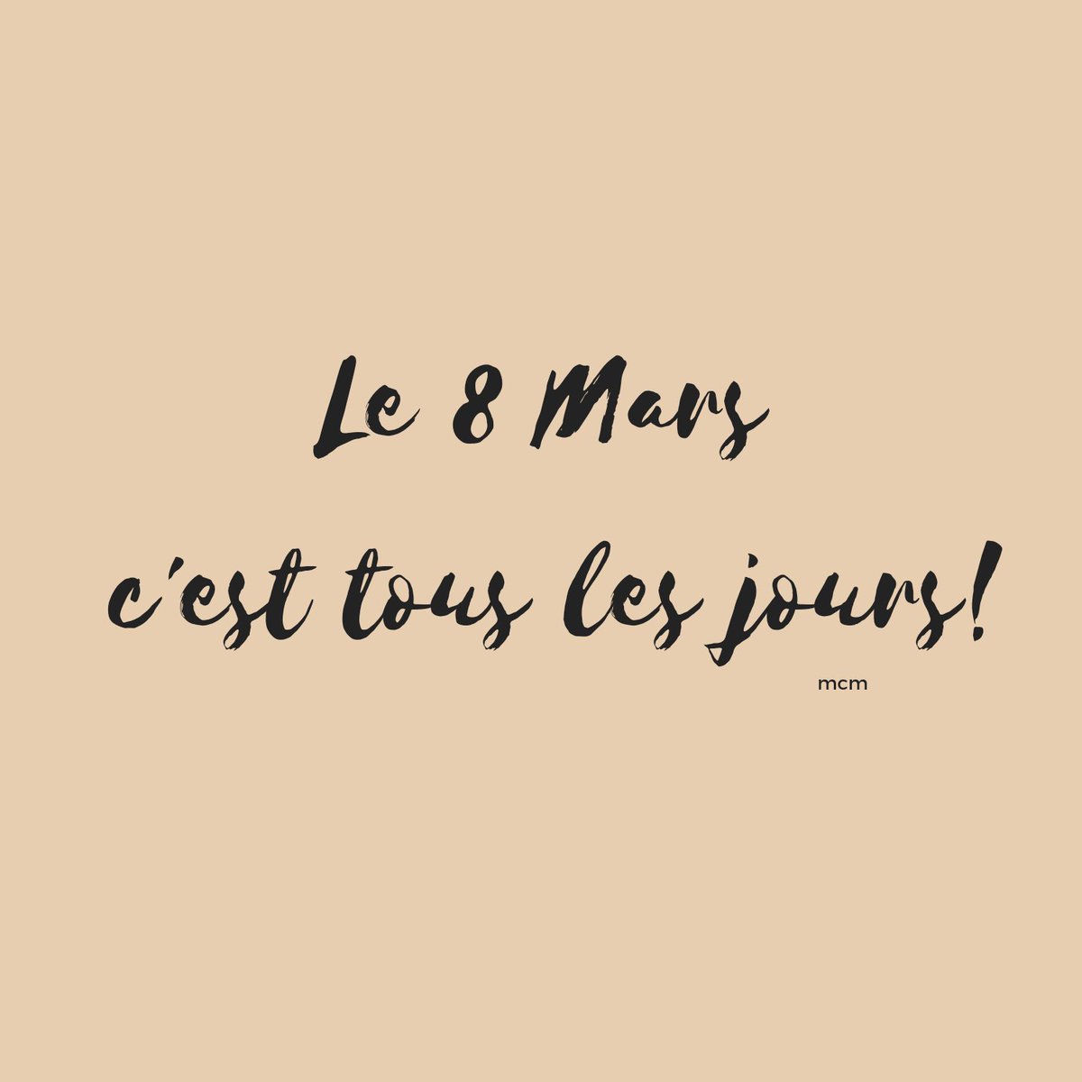 Mettre les #femmes en avant le #8Mars c'est bien, mais œuvrer AU QUOTIDIEN pour l'élimination des stéréotypes & préjugés sexistes et des discriminations c'est encore mieux.
Merci 
#IWD #IWD22 #JIF2022 #BreakTheBiais