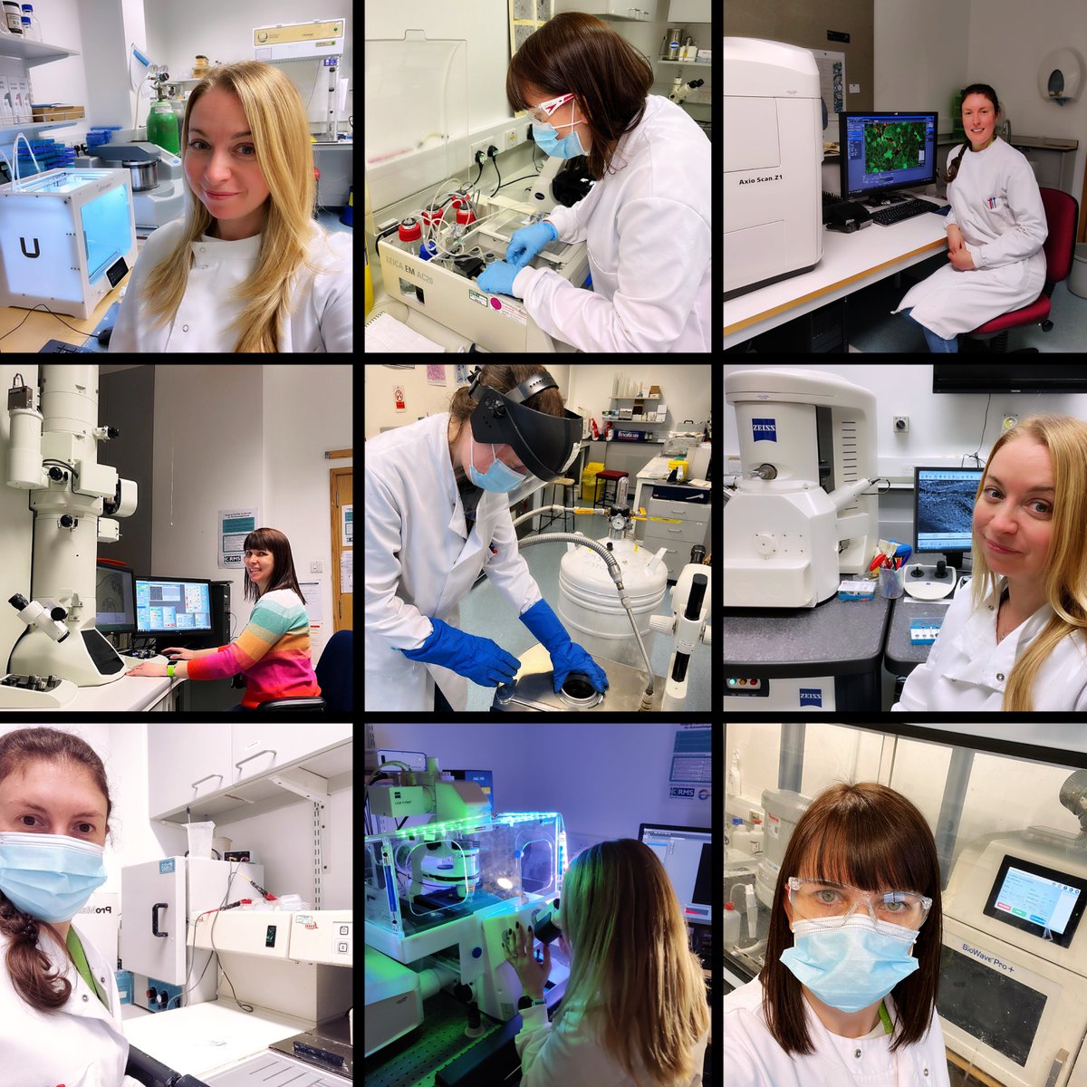 Celebrating International Women's Day! 
<a href="/Abdn_Micro/">Aberdeen Microscopy</a> 🔬😃

#IWDabdn #IWD2022 #microscopy #histology #science #WomenInScience