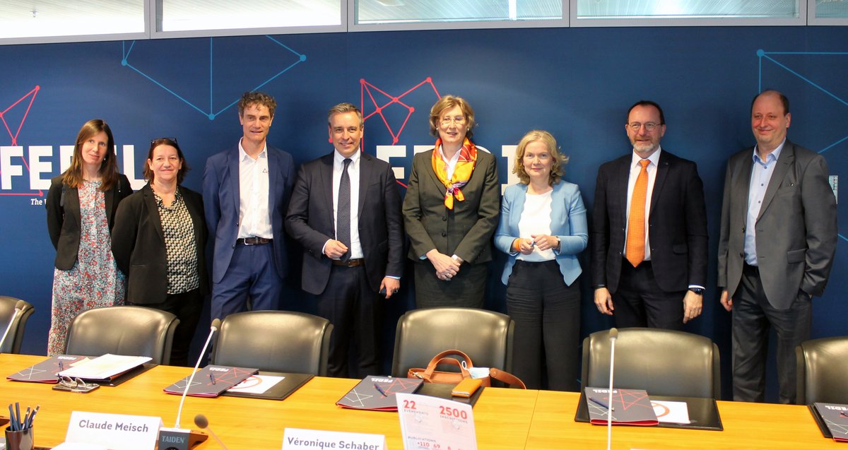 FEDIL (@fedil_lux) on Twitter photo Ce matin a été présentée l’enquête 2022 sur « Les qualifications de demain dans le domaine des TIC » portant sur les prévisions d’embauche des entreprises dans ce domaine. Découvrez la brochure: fedil.lu/fr/publication…
<a href="/Fedil_Lux/">FEDIL</a> <a href="/ABBLbanking/">ABBL</a> <a href="/ccluxembourg/">Chambre de Commerce du Luxembourg</a> <a href="/houseoftraining/">House of Training</a> Ce matin a été présentée l’enquête 2022 sur « Les qualifications de demain dans le domaine des TIC » portant sur les prévisions d’embauche des entreprises dans ce domaine. Découvrez la brochure: fedil.lu/fr/publication…
<a href="/Fedil_Lux/">FEDIL</a> <a href="/ABBLbanking/">ABBL</a> <a href="/ccluxembourg/">Chambre de Commerce du Luxembourg</a> <a href="/houseoftraining/">House of Training</a>
