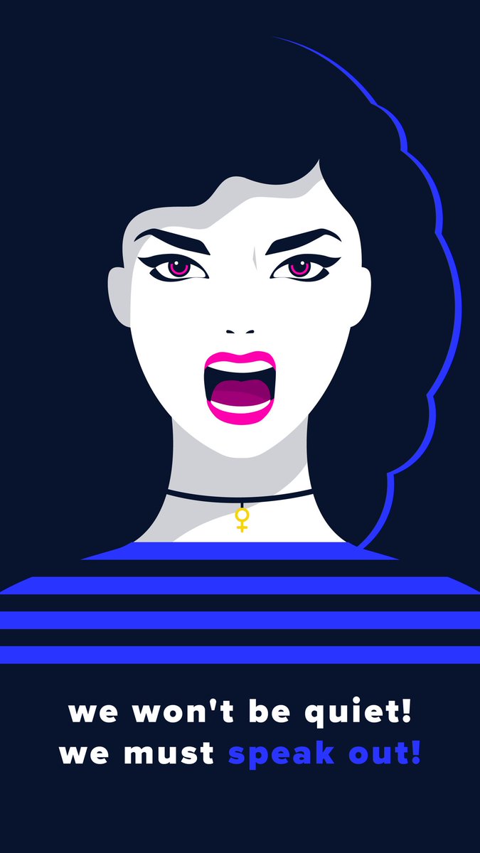 #InternationalWomensDay We won't be quiet! This is our power. We stand together, as one. For equality, for justice. We won't be quiet. We can't . For us, for you, for the world. We must speak out!
#WomensDay #WomensDay2022 #WomensHistoryMonth #womenempowerment #8mars