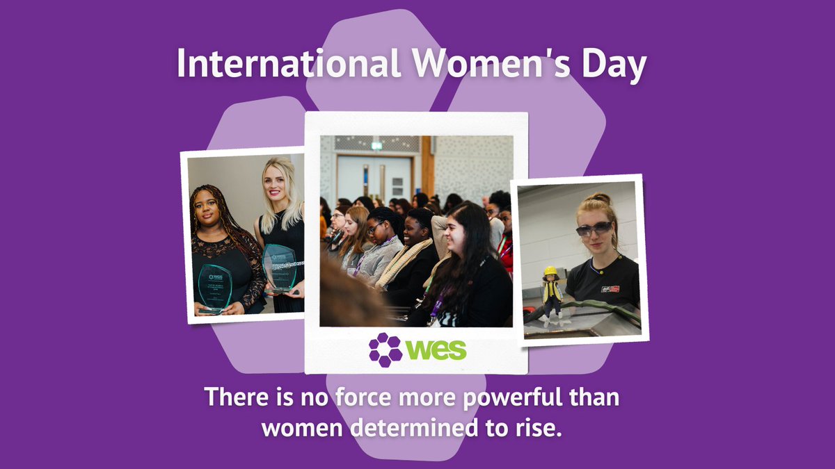 Happy International Women's Day 🙌

Today we are celebrating all women and #BreakTheBias to allow for gender equality today for a sustainable tomorrow - something so prevalent when it comes to women in #STEM

#InternationalWomensDay #WomensDay #WES #WomensEngineeringSociety