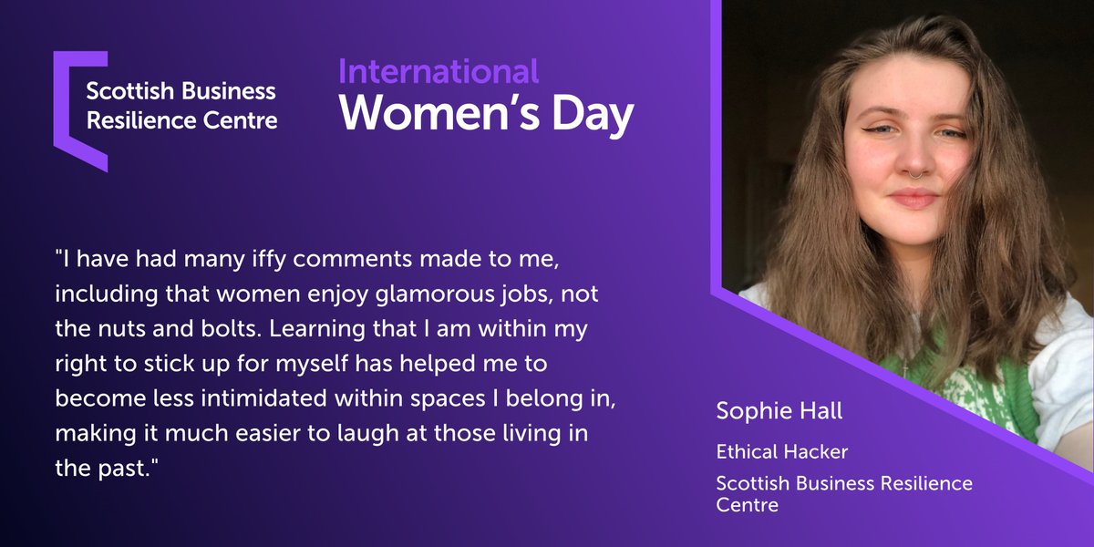 cyberfraudcen's tweet image. Even though women and girls participation in the field of higher education has increased tremendously over the years, they are still underrepresented in #STEM 

Our amazing, @CyberSophi, Ethical Hacker, SBRC, shares a brutally honest viewpoint on her journey in the field
#IWD2022