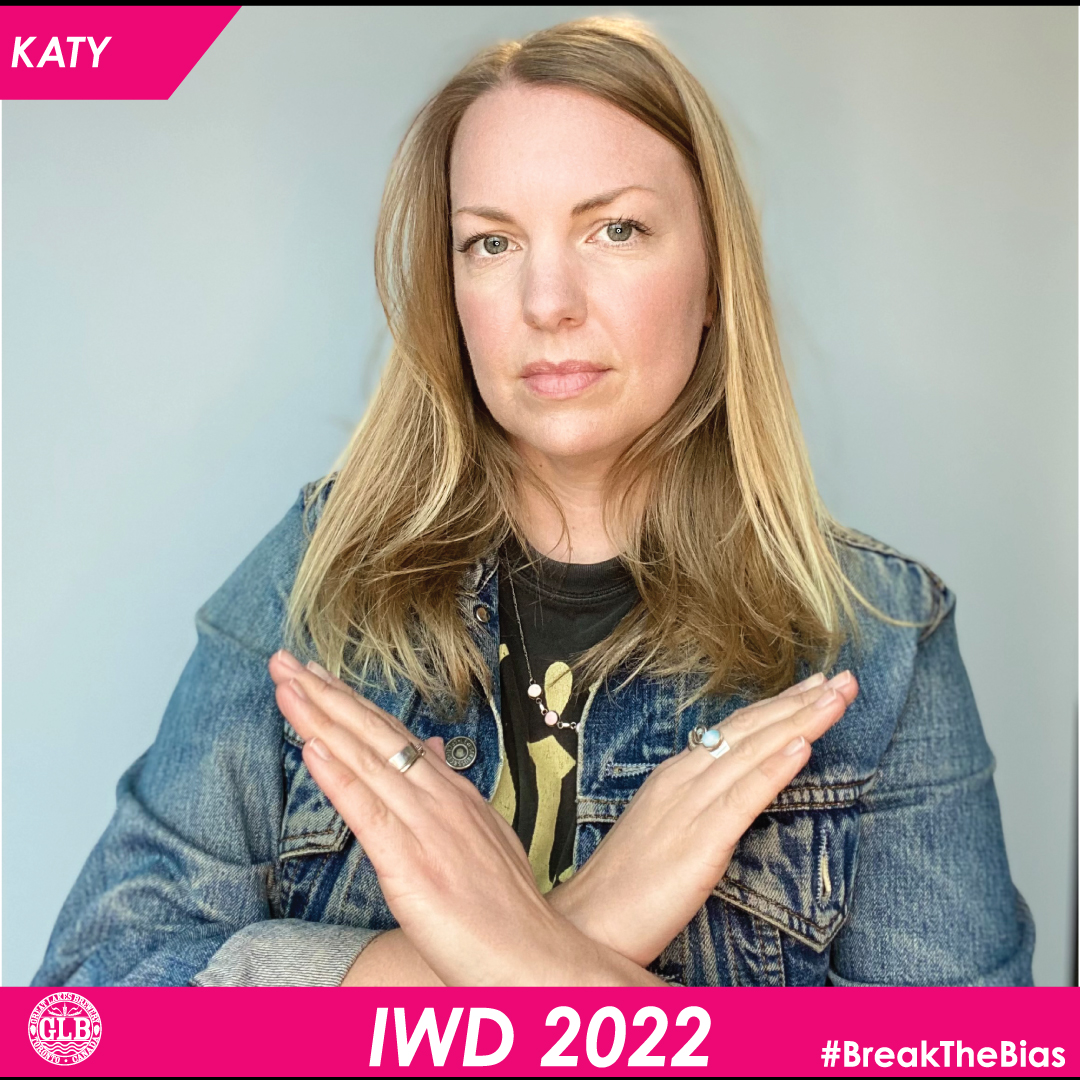 My name is Katy. I lead the GLB Brewpub team and craft the experience for our guests. I celebrate International Women’s Day as a chance for women to control the narrative about themselves. Collectively we can all #BreakTheBias Read more from Katy on GLB Instagram. #IWD2022
