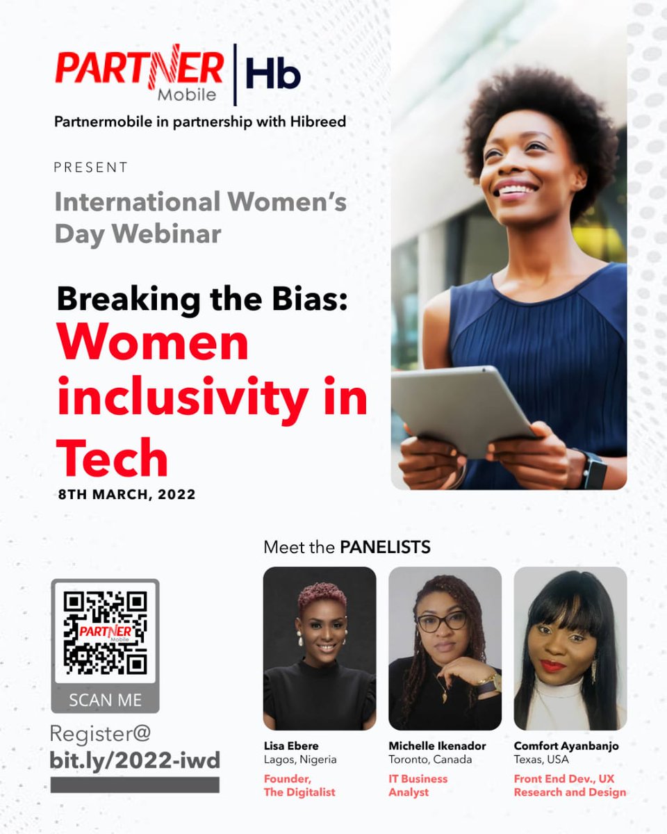 partnermobileng's tweet photo. 1 hour to go
#PartnerIWD2022 https://t.co/U8mONUBiVc