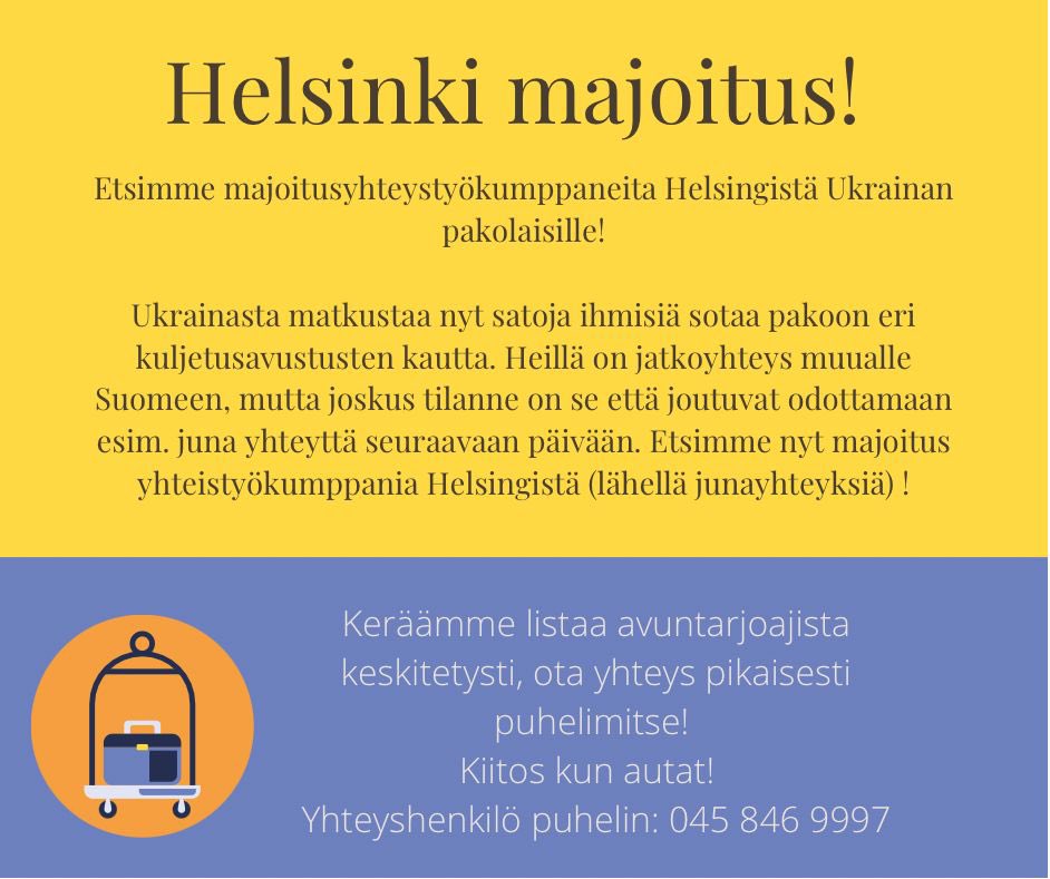 Hox Helsinki! 💛💙