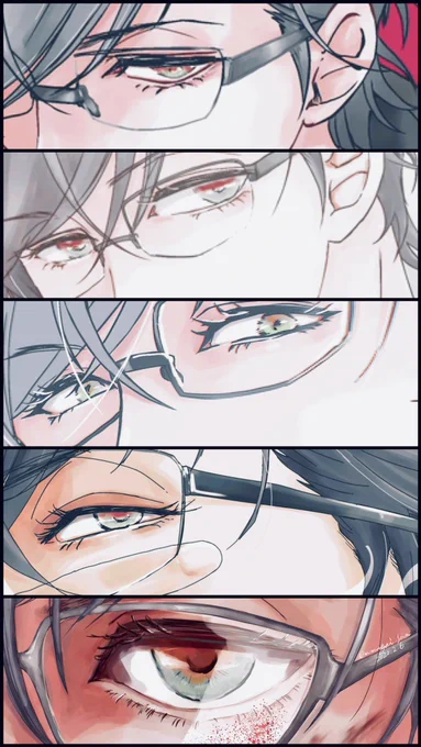 #目だけでフォロワーさんを惚れさせる

みんな眼鏡🥸 