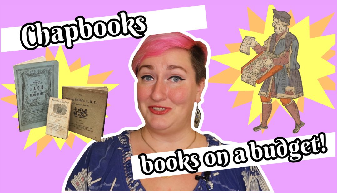 book_historia's tweet image. Time for a new episode of #BiteSizedBookHistory! This week, we learn about some little chaps… chapBOOKS that is! These inexpensive books were everything from schoolbooks to the true crime podcasts of their day. Find out more: youtu.be/Nm6oWDgUmFY