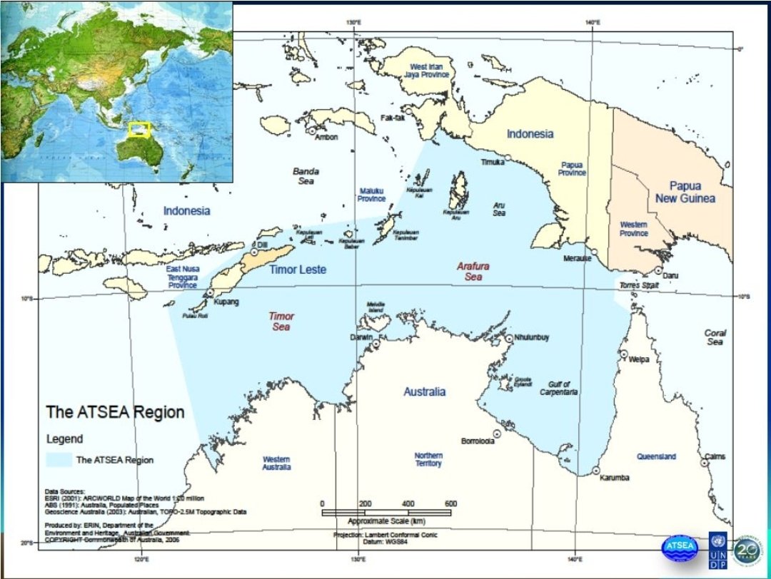 Laut Arafuru dan Laut Timor (ATS: Arafuru and Timor Sea) adl jenis laut semi tertutup (semi-enclosed sea) yg terbagi 4 negara: RI, Aussie, Timor Leste, dan PNG. Spt LCS, ATS juga berpotensi konflik pada batas maritim, akses navigasi, dan sumberdaya.