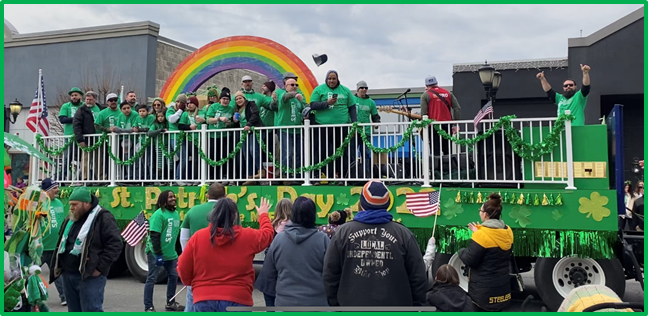 What a great time serving as the grand marshal for the St. Patrick's Parade in my hometown of Pittston, PA!

Thank you all for having me, and thanks to my Lowe's team for joining in the fun.
