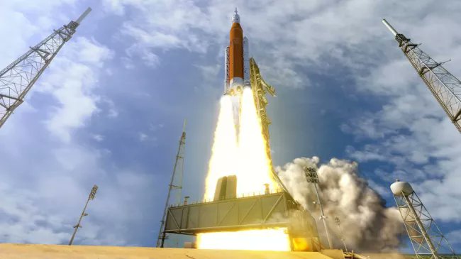 Astro__Surf's tweet photo. 8 days till roll out! Can't wait to see the next generation moon rocket from #NASA! Only 50 odd years from #Apollo to #Artemis. Go #TeamSpace! Also the vehicle that will take the first women to land on the moon! About time! #InternationalWomensDay

[Photo: @NASA] https://t.co/Z4J43vWqHe