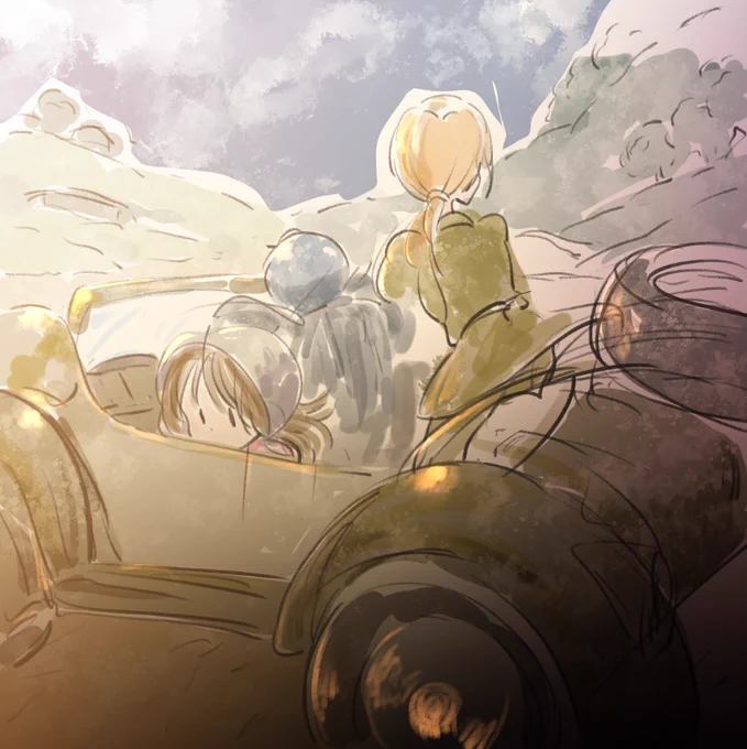  凄いですね。文章から情景が浮かび、即興で描けちゃいました。 