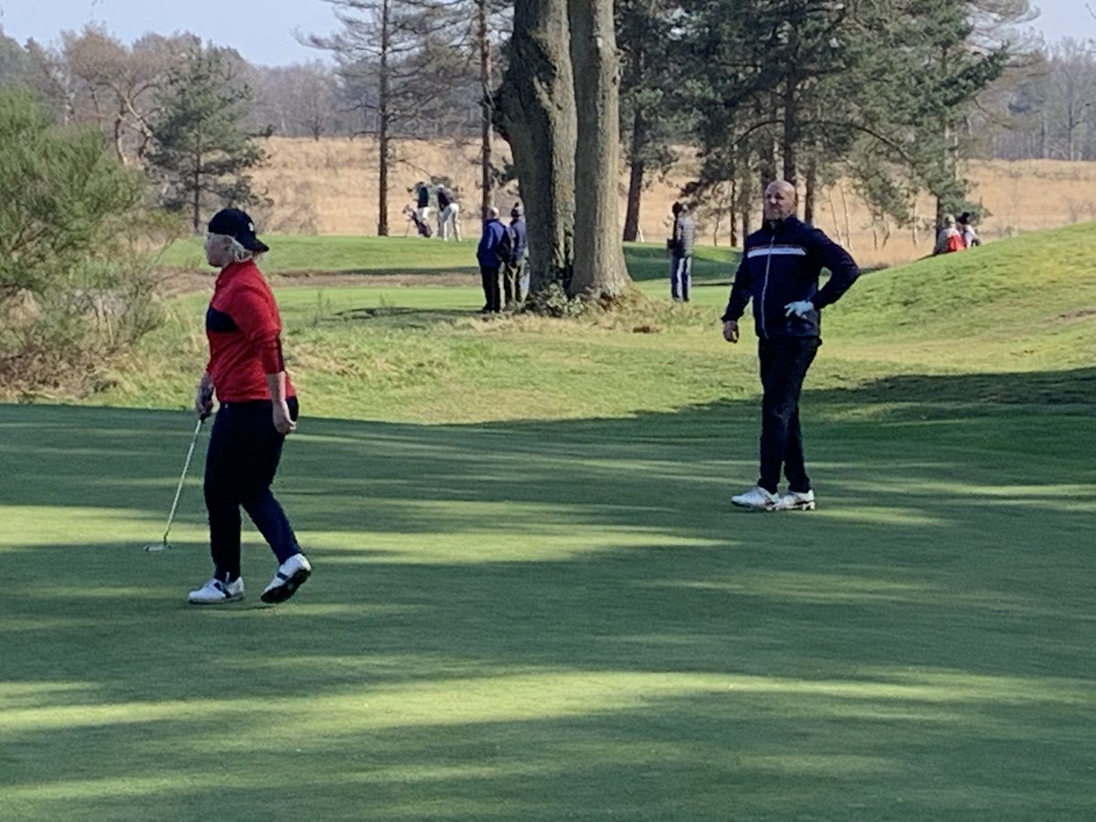 richpigg1's tweet photo. Good luck to Saskia Owen and Paul Maunder in 1st rd of #SunningdaleFoursomes currently 1up after 3 @westmiddgc https://t.co/h2T5rmsRxW