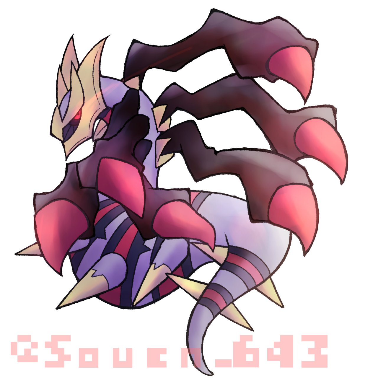蒼炎 ギラティナ ギラティナ ポケモンイラスト T Co Bpdujvpd47 Twitter