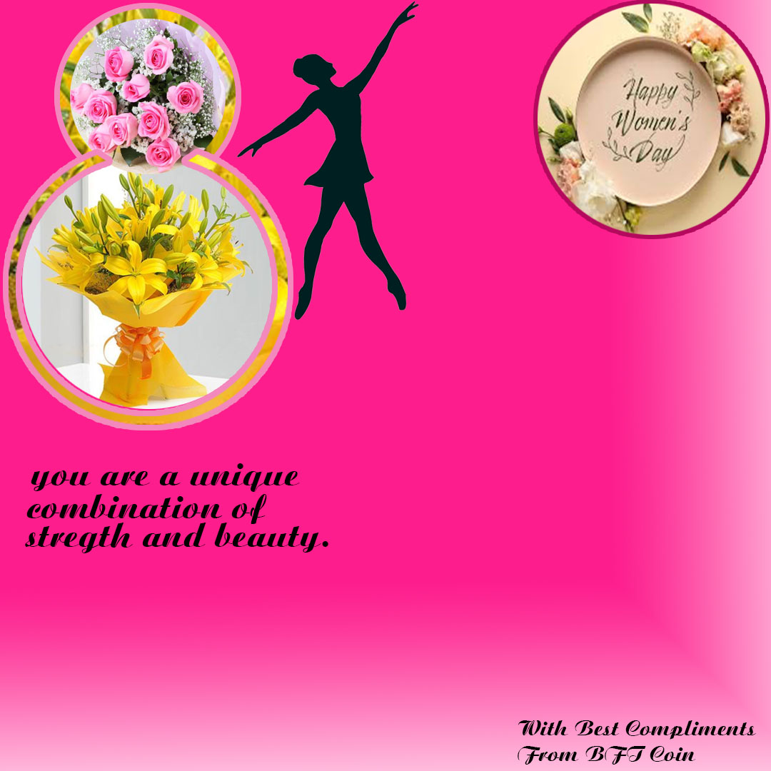 Wish you all a very very happy International Women's Day #InternationalWomensDay #InternationalWomensDay2022 #InternationalWomenDay  #bftcoin