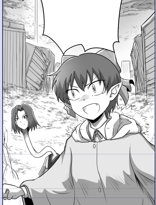 5期ネコちゃん✨
漫画は漫画として描きつつ、ある合同誌用に描く絵も進めなきゃならんのでがんばるわよ 