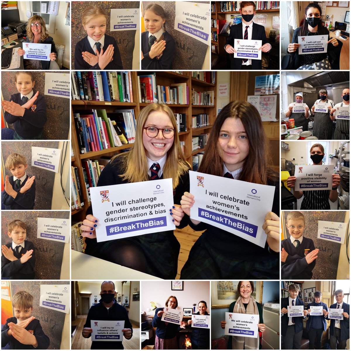Proud of @LathallanSchool 🙌🏻 #IWD22 #BreakTheBias #IamAurora ‘Here’s to strong women. May we know them. May we be them. May we raise them.’ - Michelle Obama