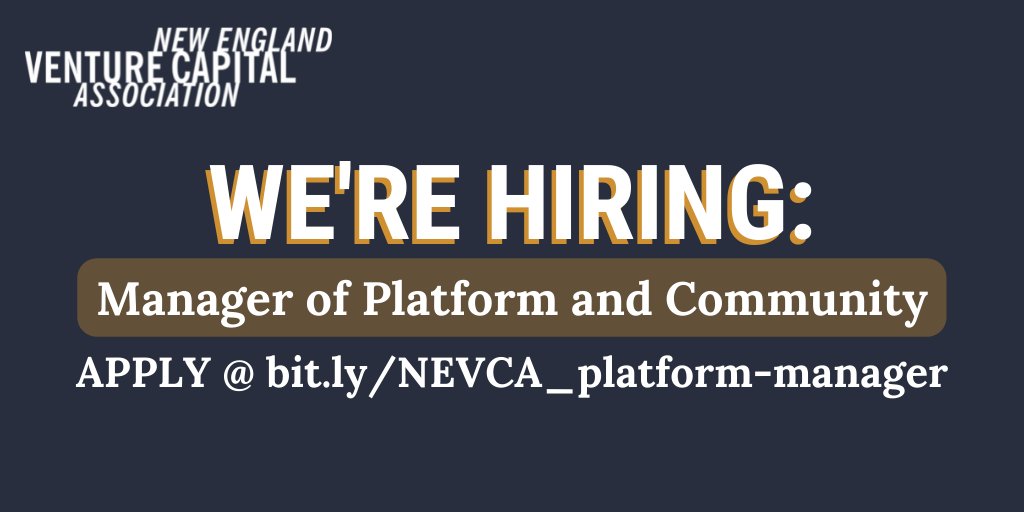 The New England Venture Capital Association tweet media