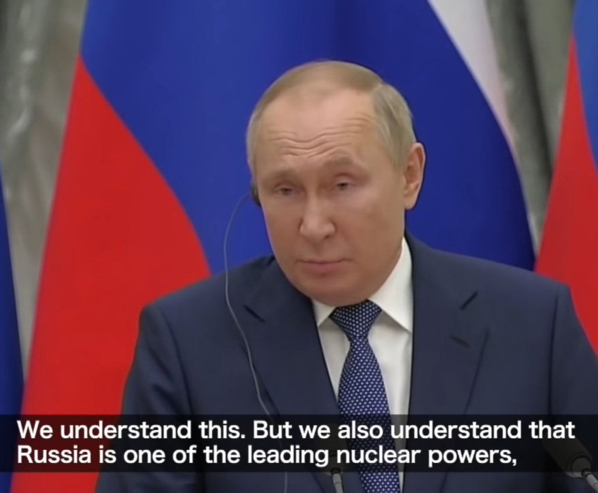 NATO: These atrocious acts in Ukraine by the Russian military cannot go unpunished!

Putin: