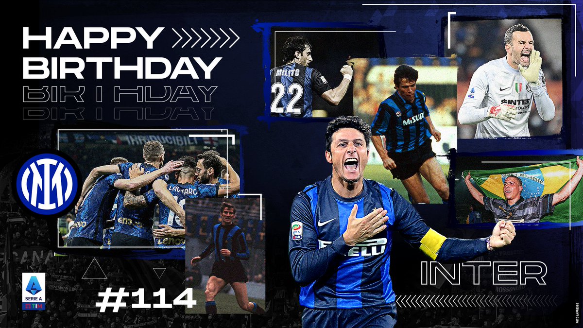 SerieA's tweet photo. “Questa notte splendida darà i colori al nostro stemma: il nero e l'azzurro sullo sfondo d'oro delle stelle. Si chiamerà Internazionale, perché noi siamo fratelli del mondo”. Con queste parole, il 9 marzo 1908 nacque l’@Inter ⚫️🔵

#SerieATIM💎 #WeAreCalcio https://t.co/B2YaoX6T4U
