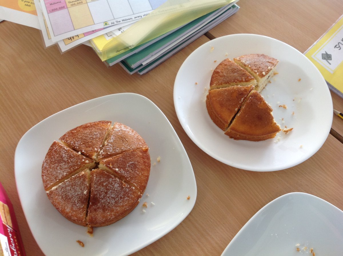Foxes_Class's tweet image. Teaching fractions can be really difficult. Especially if you have to eat the resources afterwards... 
#mathslesson #fractions #sixthsofcake