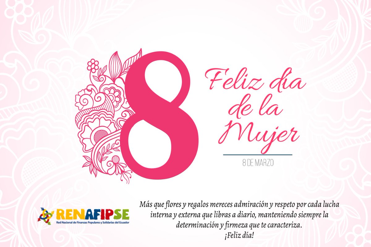 Renafipseec's tweet photo. Hoy conmemoramos el #DiaInternacionaldelaMujer, recordamos la lucha constante que libran las mujeres  por la igualdad de sus derechos

¡Feliz Día Mujer!
#renafipse https://t.co/saS8tosSrG