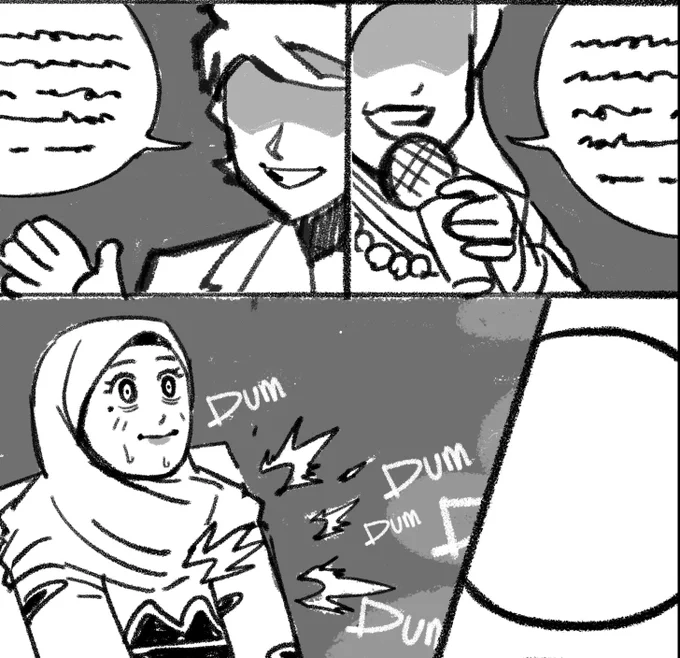 I'm enjoying working on this project with @HaikalKus as the main thumbnail artist. His animation background really helps in bringing characters into focus. As an illustrator who loves to cram everything into my panels (that's not a good thing lol) I'm learning a lot! 