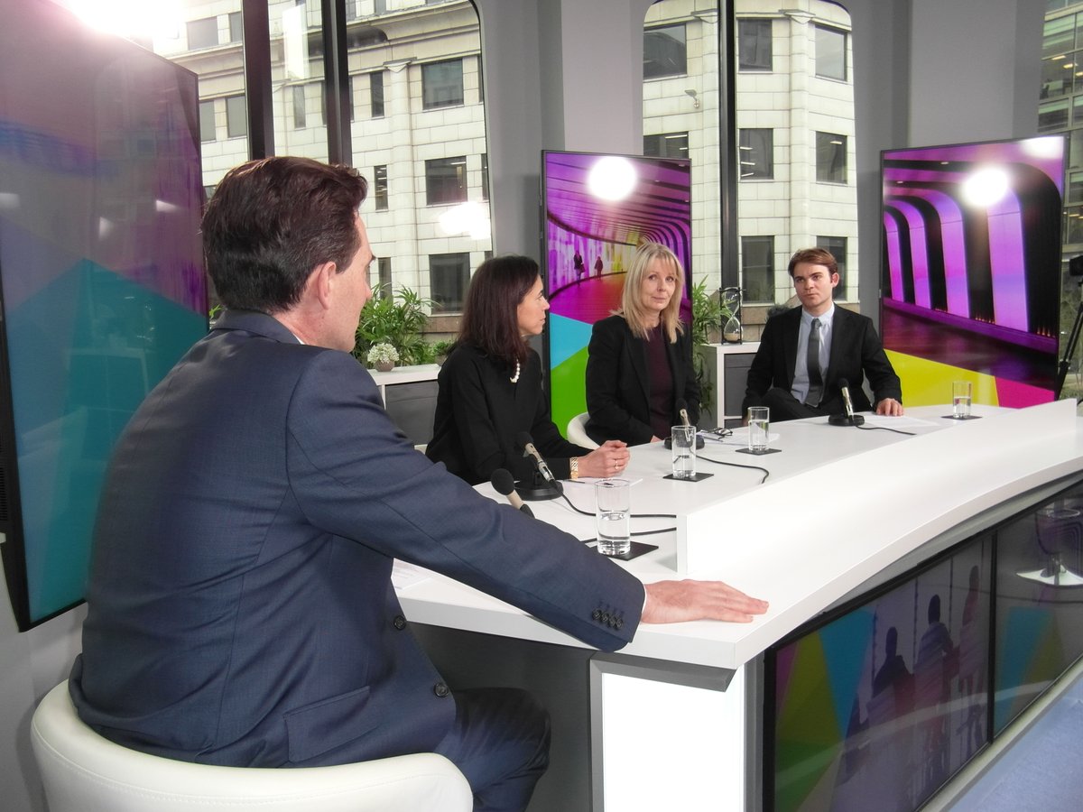 Our R I Manager Gus Loriot discusses all things ESG related with Carlota Garcia Manas from Royal London, left and Jane Firth from Border To Coast.  They were interviewed by Asset TV’s Mark Colegate. Finished video will be put up online this week.