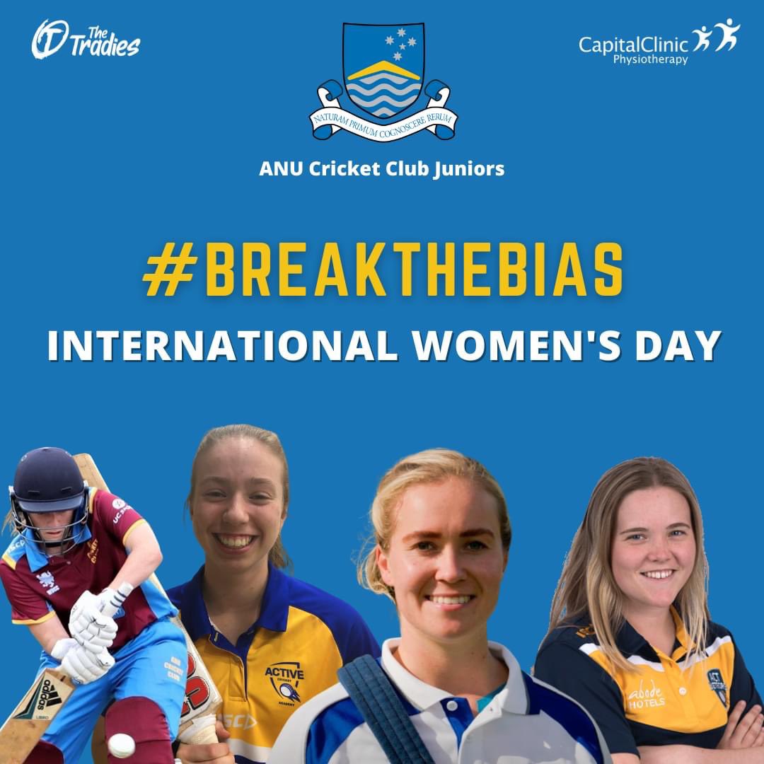 anuccjuniors's tweet photo. HAPPY INT’L WOMEN'S DAY

"The ANU Cricket Club Juniors has worked hard to build a positive, welcoming and inclusive community environment. 

One of my proudest achievements has been to see our junior girls cricket program consistently double in size year-on-year. 

1/3 https://t.co/KHow8FhgF4