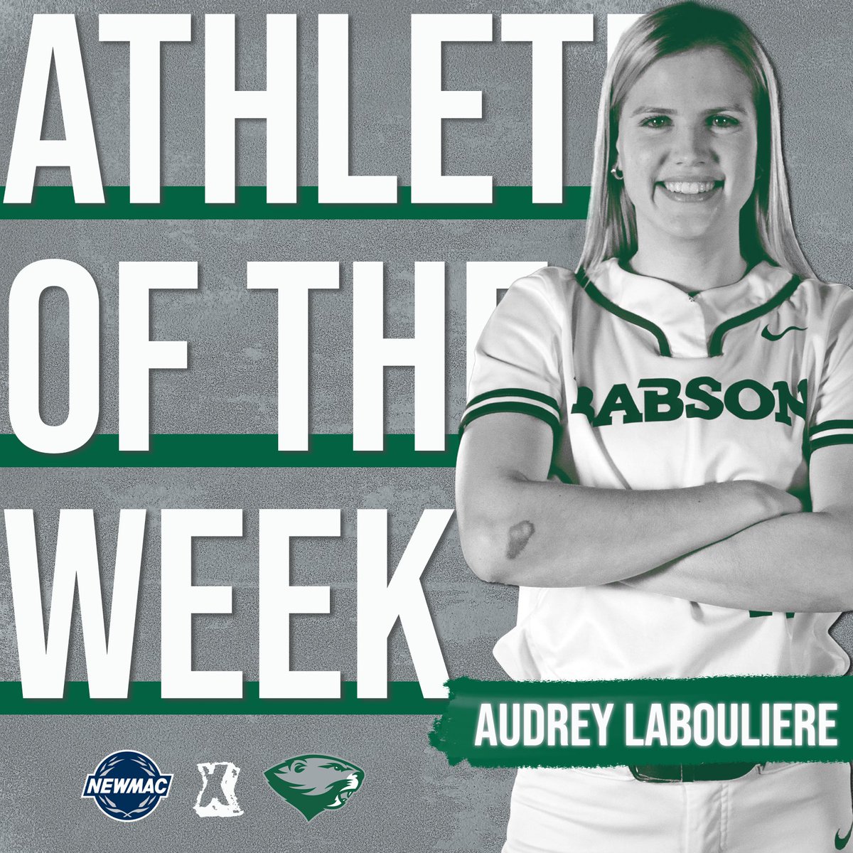 babsonsoftball's tweet photo. ๐งน Beaver sweep ๐งน
MacDonald & LaBouliere took home NEWMAC Weekly Honors after ๐ฅ performances in Texas
#GoBabo #AlwaysPretty https://t.co/KXfg0lYmNr