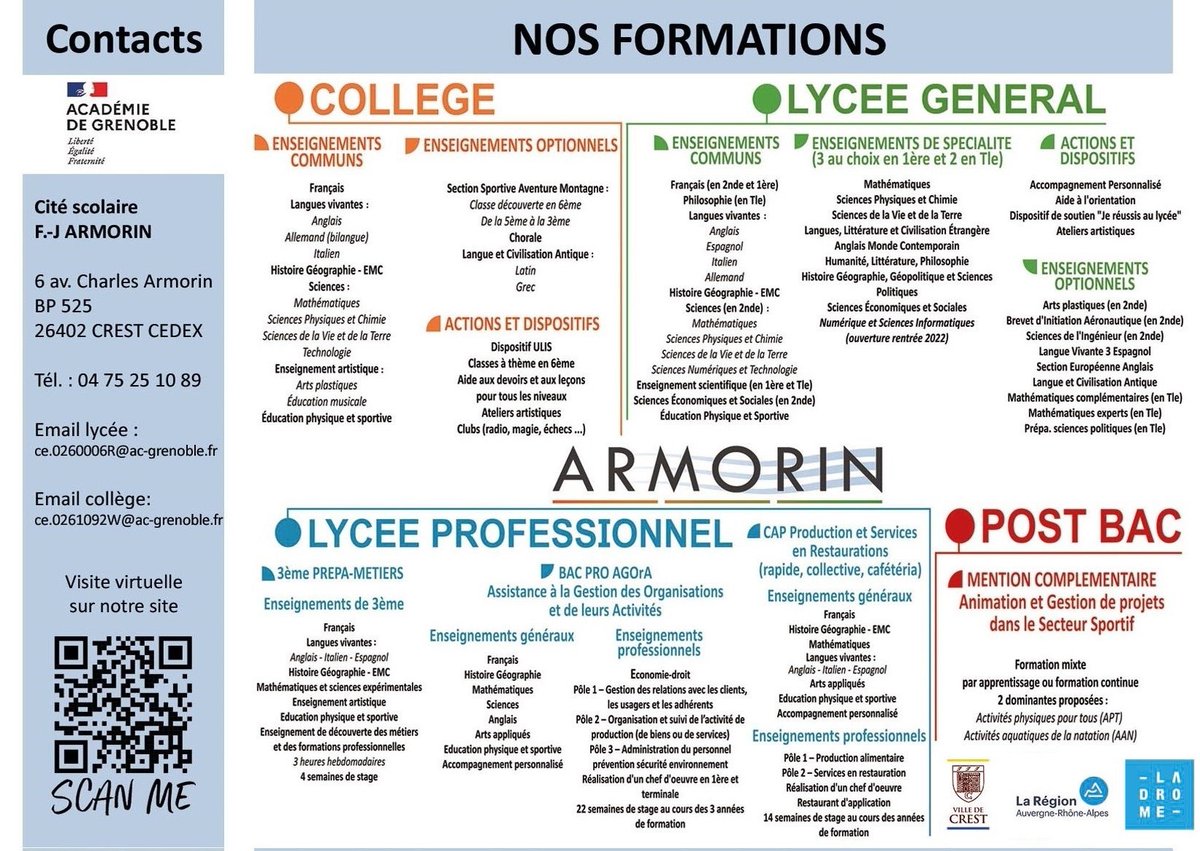 Lycée Armorin Crest tweet media