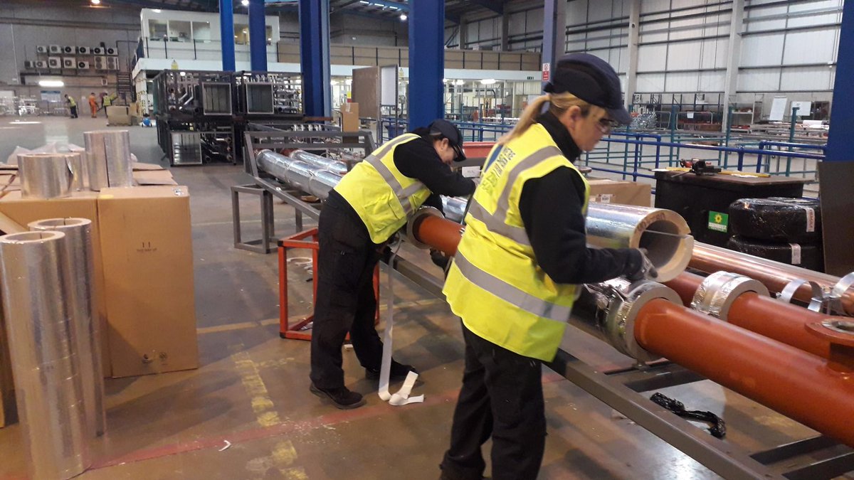 On #internationalwomensday2022 I’m delighted to share a photo of Lucy and Nicola, two of the ladies working on risers at our #offsite manufacturing facility, Prism. 

Thanks for the 📸 Ian MacKay  

#MMC #prefabrication 

#internationalwomensday2021