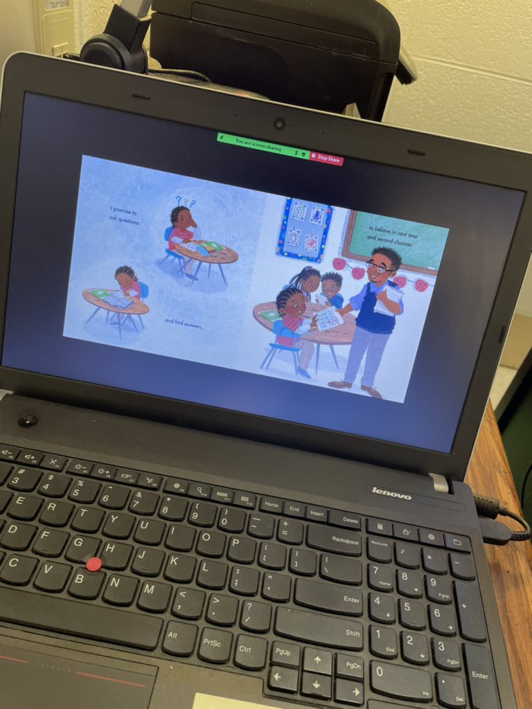ACSTheRPEPark's tweet photo. We enjoyed having @Tae_Davis1 read to one of our 5th grade classes last week during Read Across America Week! We thank you for encouraging and showing our students by example the importance of literacy! #ReadAcrossAmerica #TackleReadingAcrossAmerica https://t.co/oTKq6vOBcU