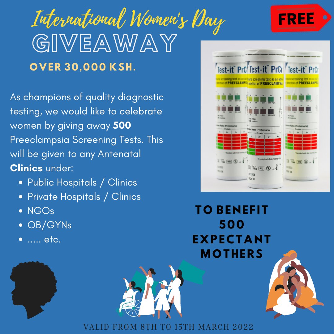 labflow_ltd's tweet photo. As we celebrate International Women's Day, Labflow wants to contribute to womens' health and well being. 
As a clinic interested in the test, email info@labflow.org or message us on WhatsApp 0110655387 stating you are interested in this giveaway. Share for awareness. https://t.co/Nm33k7v09d