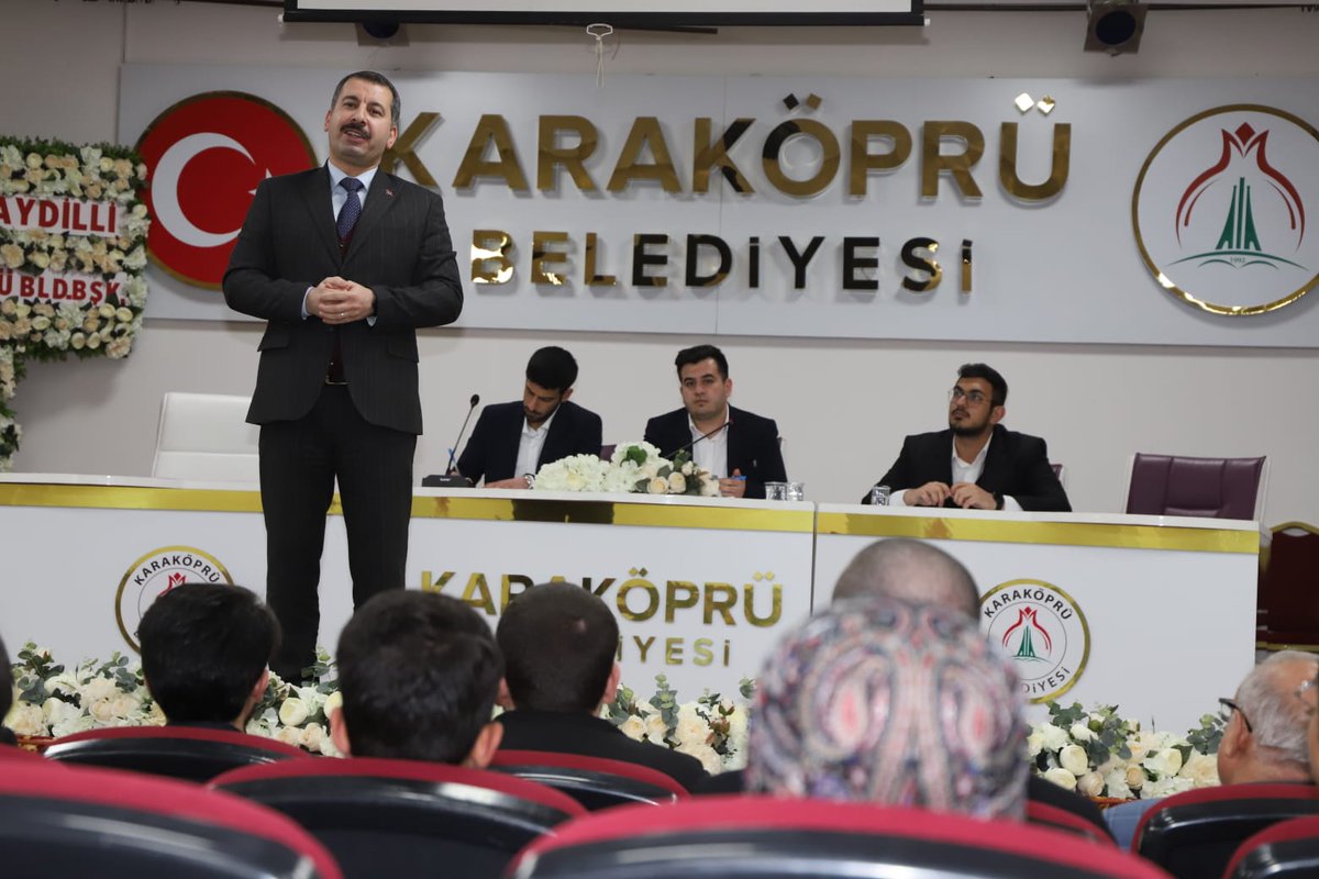 Karaköprü Gençlik Meclisimizin olağan genel kuruluna katıldık. Genel Kurulda Gençlik Meclisi başkanlığına seçilen Halil Yılmaz kardeşimizi ve yönetimini tebrik ediyorum.

<a href="/sbbgenclik/">sbbgenclik</a>
<a href="/musapolatnet/">Musa Polat 🇹🇷</a>
<a href="/hhalilylmz/">HALİL YILMAZ</a>