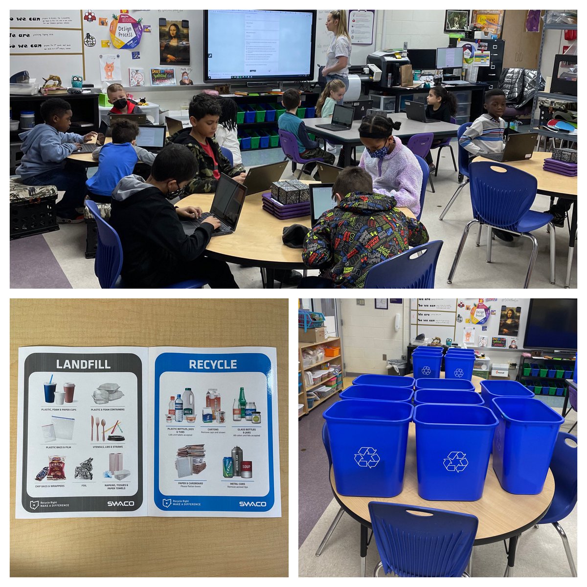 Very excited to start our program/partnership with <a href="/SWACOGreen/">@SWACOGreen</a>! This is our Green Team taking their pre assessment in preparation for our recycling program kick off♻️💚 #HerbertMillsSTEAMLeaders #HerbertMillsTigers #ReynMemories #GlobalGoals <a href="/HMSTEAMtigers/">Herbert Mills STEAM</a> @MissSherman5