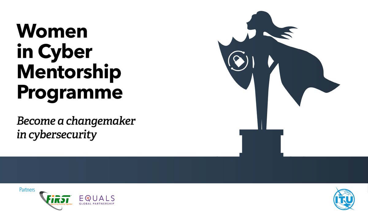 ITUBDTDirector's tweet photo. Excited to announce the 2nd edition of @ITU #WomeninCyber Mentorship Program open to professional women in Africa, the Arab region, &amp; Asia-Pacific, interested in #cybersecurity as well as experts from around the 🌏 wishing to mentor &amp; guide #WomeninCyber!
https://t.co/GfGj5QtbFN https://t.co/6BuvW2bF7s