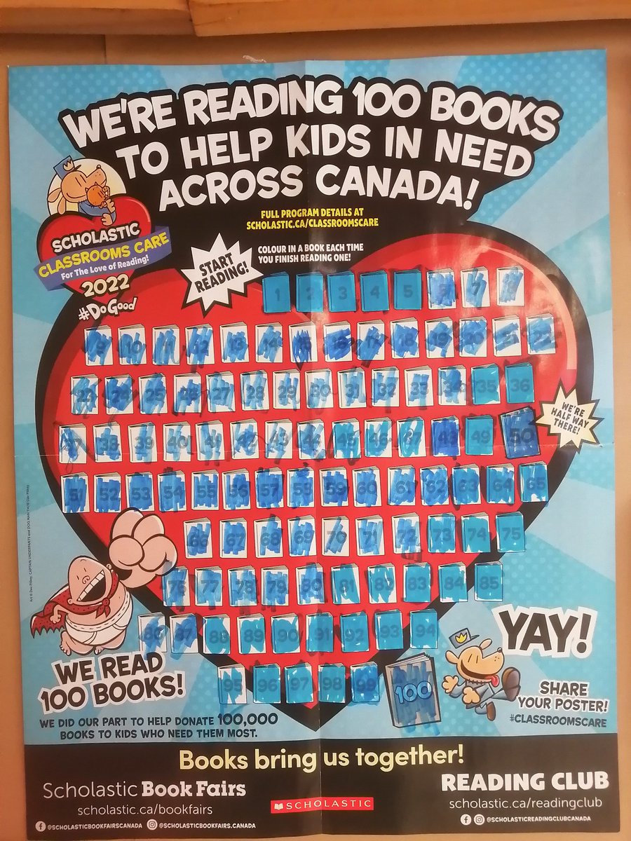 MsDoyle2's tweet photo. We completed our poster so fast! Great reading friends! @ScholasticReadingClubCanada #ClassroomsCare #DoGood https://t.co/jUz7K0SSib